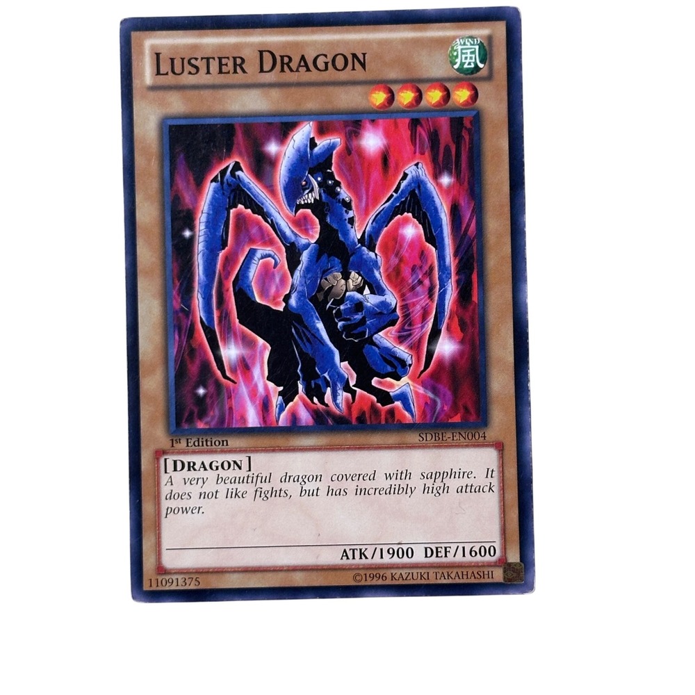 Yu-Gi-Oh! Trading Card‎ Game Luster Dragon SDBE-EN004 1st Edition
